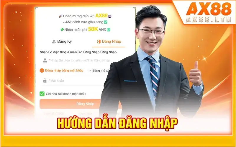 Hướng dẫn đăng nhập AX88