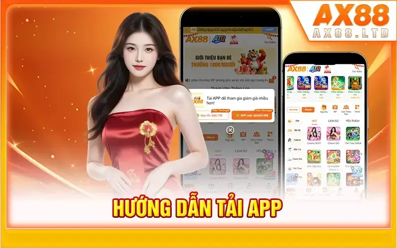 Cách thức tải app AX88